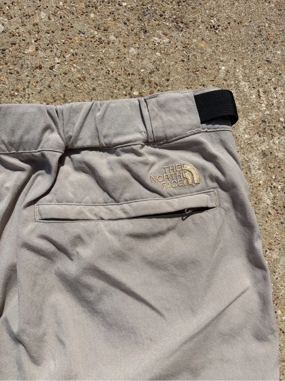 The North Face Men’s 36x32 Integrated Belt Hiking Pants Trail Lightweight Gray